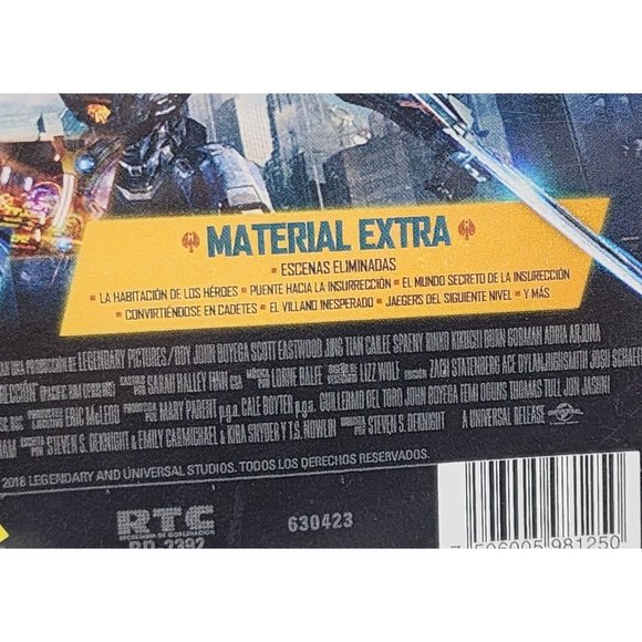 Titanes Del Pacifico La Insurreccion Blu-Ray + Digital Code DVD Movie - Picture 7 of 13